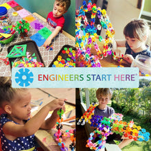 Load image into Gallery viewer, Brain Flakes® 2500pcs Build &#39;n&#39; Build™ Set with Wheels &amp; Axles
