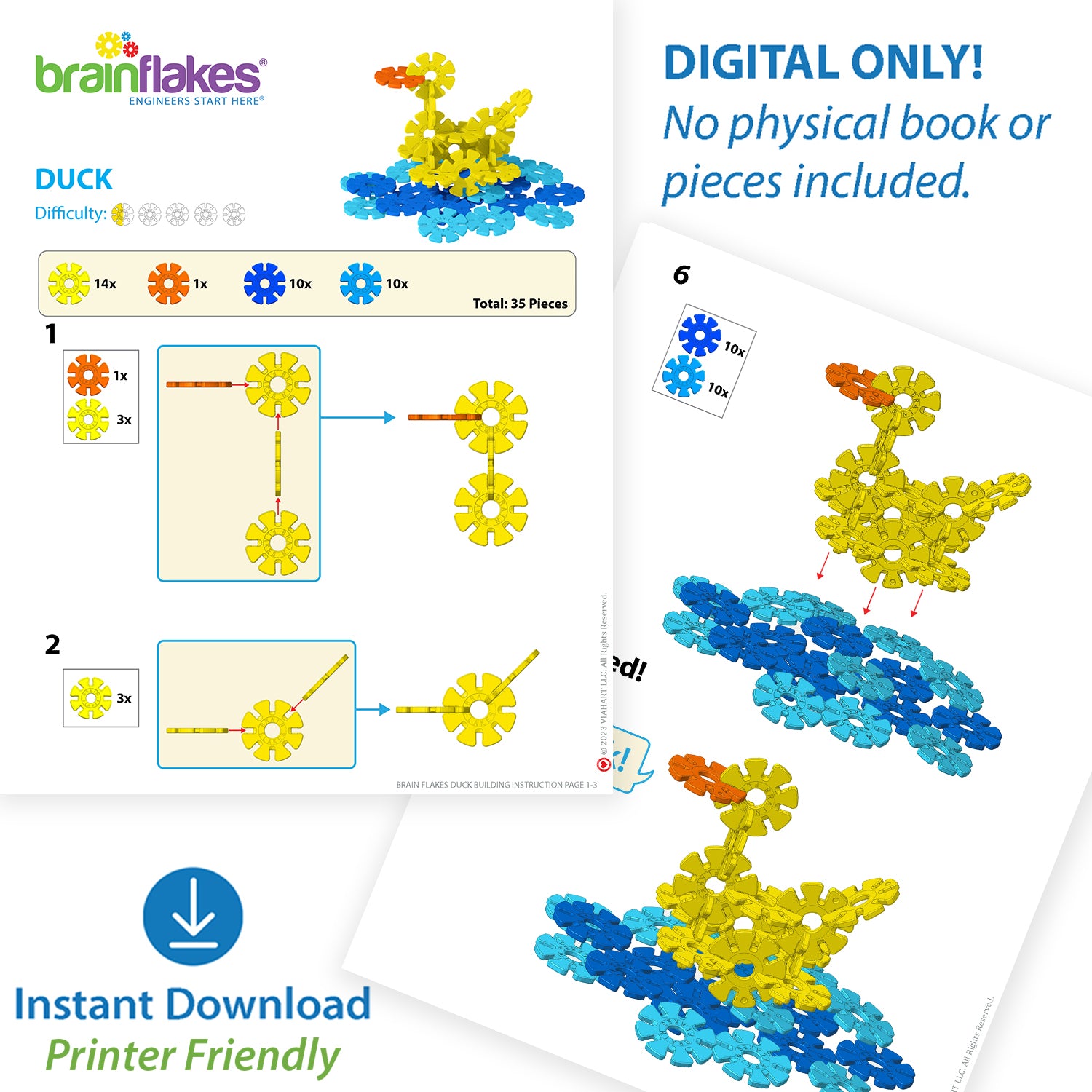 Duck | 35pcs | Beginner – Brain Flakes