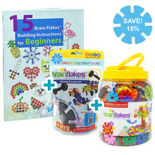 Load image into Gallery viewer, Bundle | 16 Wheel and 8 Axle Kit &amp; 500 pc Building Sets &amp; 15 in 1 Building Instructions PRINTED BOOK | Save 15%
