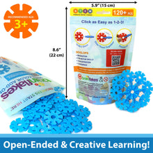 Load image into Gallery viewer, Brain Flakes Single Color Add-on - 120 Pieces - Resealable Pouch - Green
