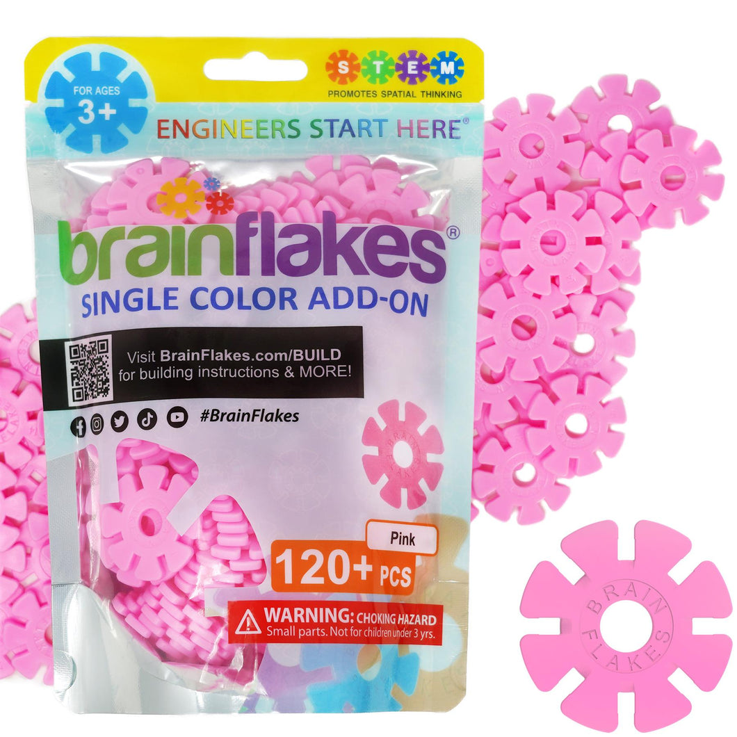 Single Color Add-on - 120 Pieces - Resealable Pouch - Pink