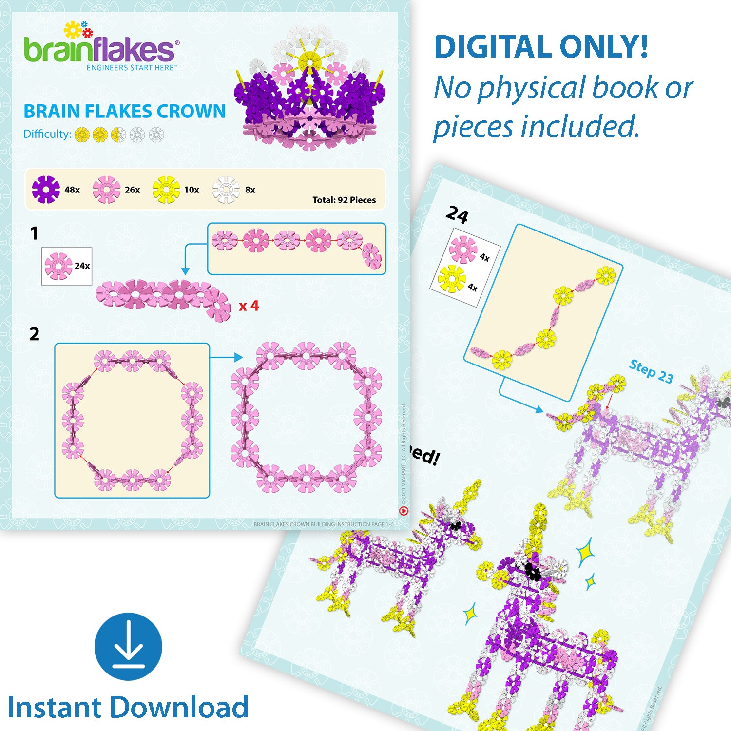 7 in 1 Building Instructions Bundle | Creators | DIGITAL – Brain Flakes
