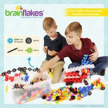 Load image into Gallery viewer, Brain Flakes® 2500pcs Build &#39;n&#39; Build™ Set with Wheels &amp; Axles

